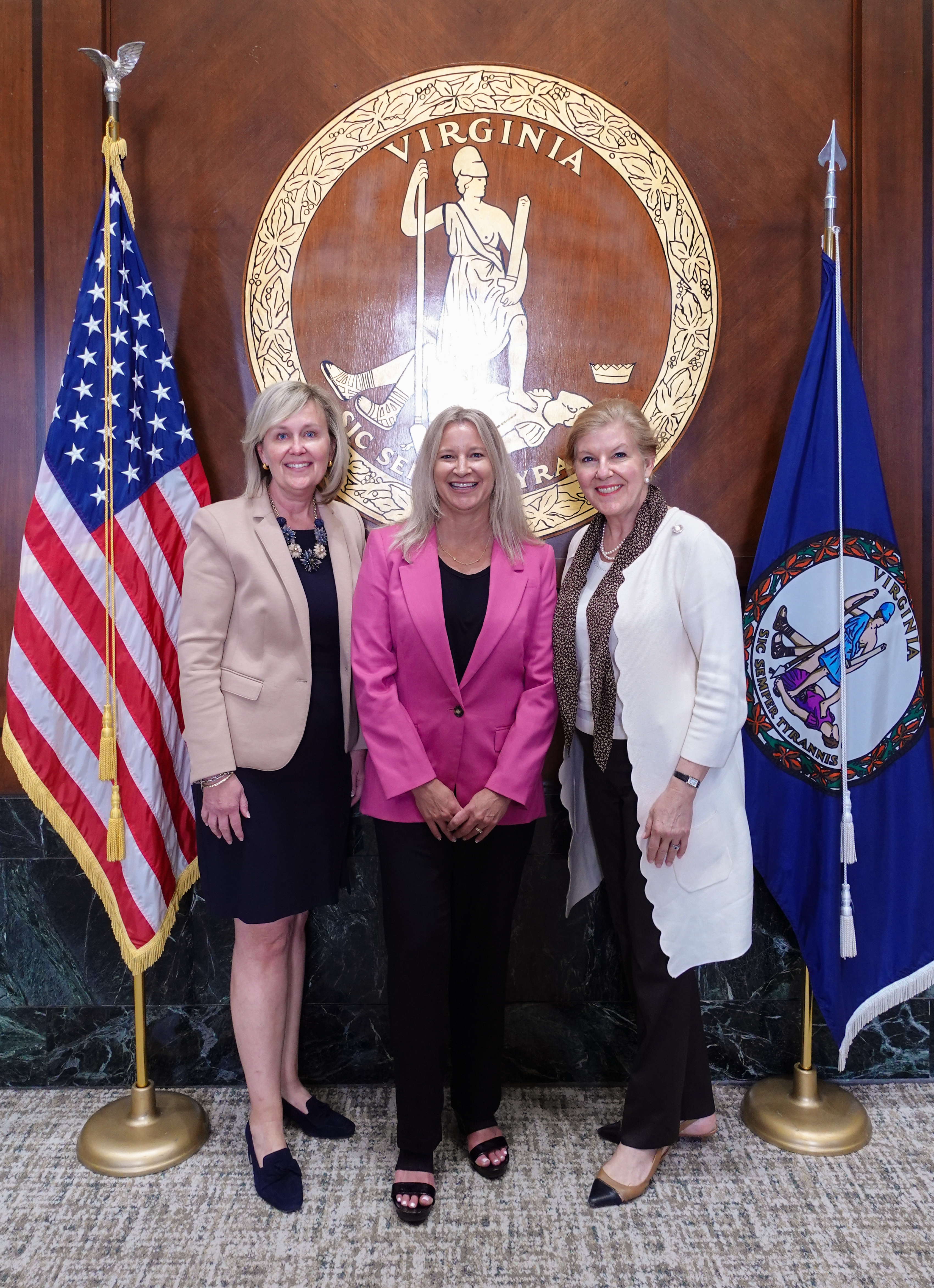 Dr. Beth Ackerman taking oath with her family